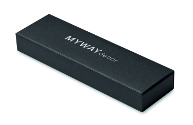 Logo trade promotional gifts image of: Recycled aluminium pen set