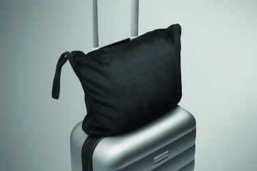 Logo trade corporate gifts image of: 2 in 1 travel blanket set