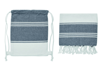 Logo trade business gifts image of: Hammam towel drawstring set