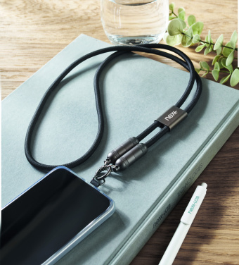 Logotrade advertising product picture of: 60W phone holder lanyard cable