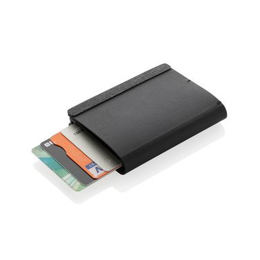 Logotrade promotional product picture of: Seekcard RCS rpolyester card wallet with worldwide locating
