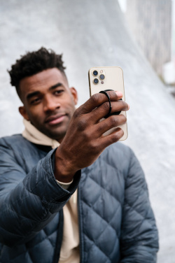 Logo trade business gifts image of: Terra Magnetic RCS rplastic magnetic phone holder with ring