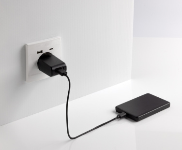 Logotrade business gift image of: Orion RCS recycled aluminum 5000 mah 5W magnetic powerbank