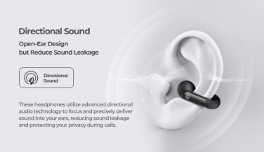 Logo trade promotional merchandise picture of: Urban Vitamin Long Beach ENC rplastic wireless earbuds