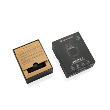 Logo trade promotional giveaway photo of: Urban Vitamin Long Beach ENC rplastic wireless earbuds