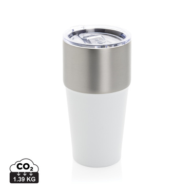 Logo trade promotional merchandise image of: Fluid RCS certified recycled steel tumbler 500ml