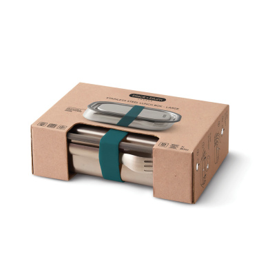 Logotrade promotional item image of: Black+Blum Stainless Steel Lunch Box Large