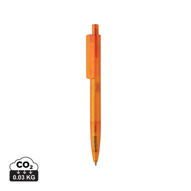 Logotrade promotional products photo of: X3 GRS recycled PC plastic pen frosted
