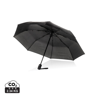 Logo trade advertising products picture of: Swiss Peak Vito Aware™ RPET 21 inch auto open/close umbrella