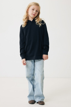 Logotrade promotional item picture of: Iqoniq Yengo kids recycled cotton hoodie with sidepockets