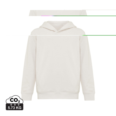 Logotrade promotional item picture of: Iqoniq Yengo kids recycled cotton hoodie with sidepockets