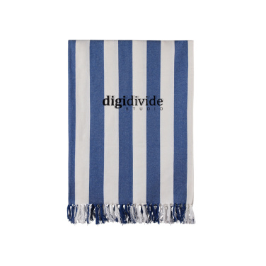 Logotrade corporate gift picture of: VINGA Ornos GRS recycled cotton hammam towel