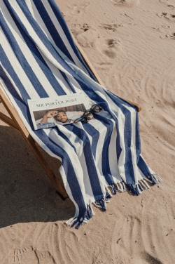 Logotrade corporate gift picture of: VINGA Ornos GRS recycled cotton hammam towel