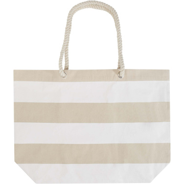 Logotrade promotional giveaway image of: Florida 270 g/m² GRS recycled beach tote bag 18L