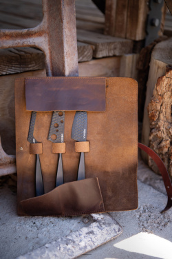 Logotrade promotional giveaways photo of: BOSKA Cheese Knife Set Monaco+ Black