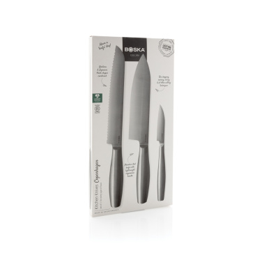 Logo trade promotional items image of: BOSKA Kitchen Knives Copenhagen, set of 3