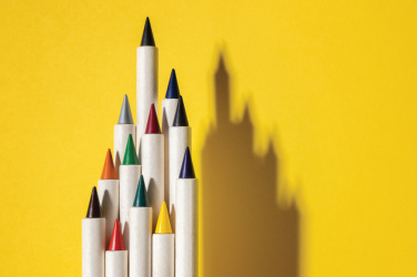 Logo trade corporate gifts image of: Micki GRS infinity 12pc coloring pencil set