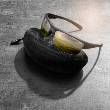 Logo trade promotional product photo of: Polarized sunglasses MANASLU Schwarzwolf