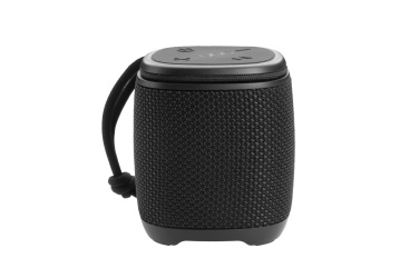 Logotrade promotional item image of: Bluetooth speaker HERMON Schwarzwolf