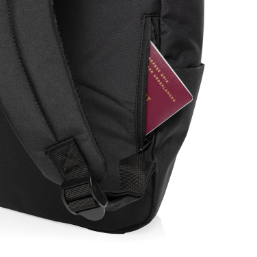 Logo trade corporate gifts image of: Swiss Peak Aware™ RPET Leonard 15.6 inch laptop backpack