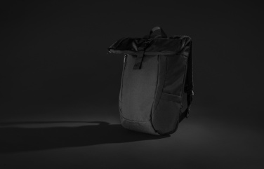 Logo trade corporate gift photo of: Swiss Peak Aware™ RPET Leonard 15.6 inch laptop backpack