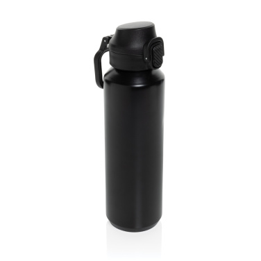 Logo trade promotional merchandise picture of: Via RCS Re-steel lockable sport bottle 600ML