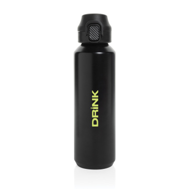 Logotrade promotional gift picture of: Via RCS Re-steel lockable sport bottle 600ML