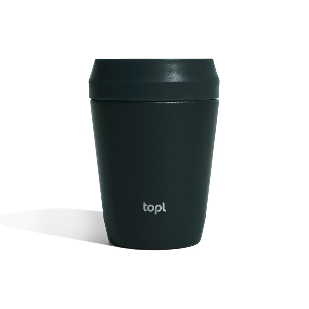 Logotrade advertising product image of: Topl Recycled Steel To Go Tumbler Patented 360 Lid 235ml