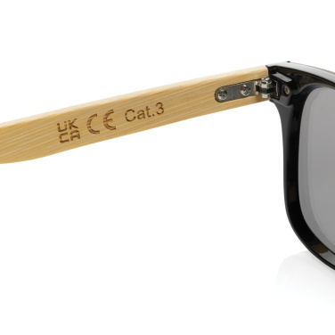 Logotrade promotional giveaway picture of: Prism RCS recycled plastic sunglasses with bamboo frame