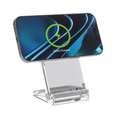 Logotrade promotional item image of: Magcharge 15W magnetic wireless charging stand