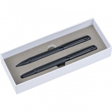 Logo trade corporate gifts image of: Elegant MoLu writing set Santa Rosa