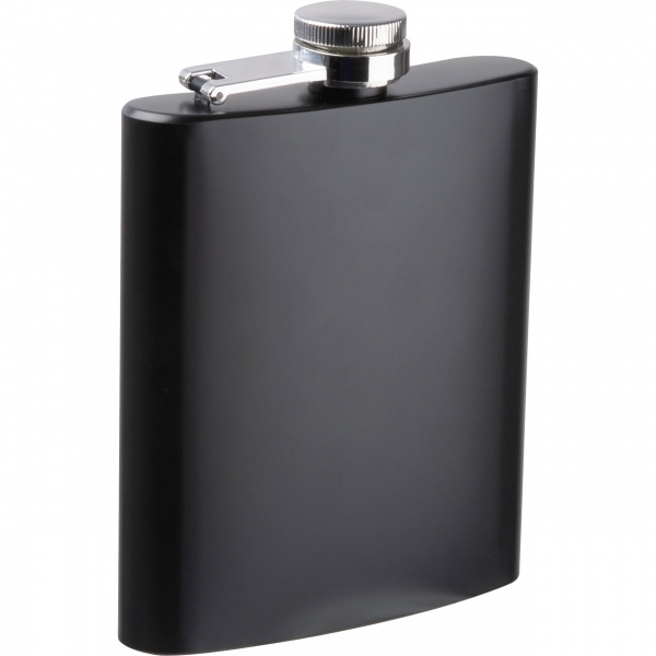Logo trade advertising products image of: Stainless steel hip flask Sheffield