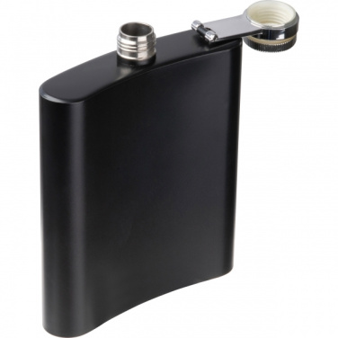 Logo trade promotional giveaways picture of: Stainless steel hip flask Sheffield