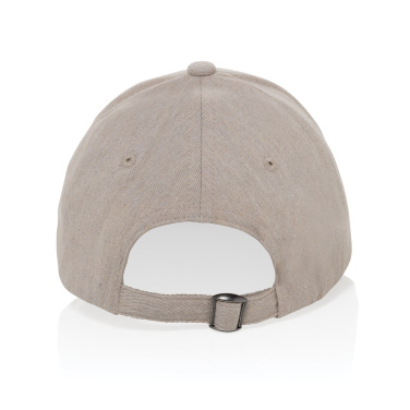 Logotrade corporate gift image of: Milo AWARE™ recycled heather 6 panel cap 200gr