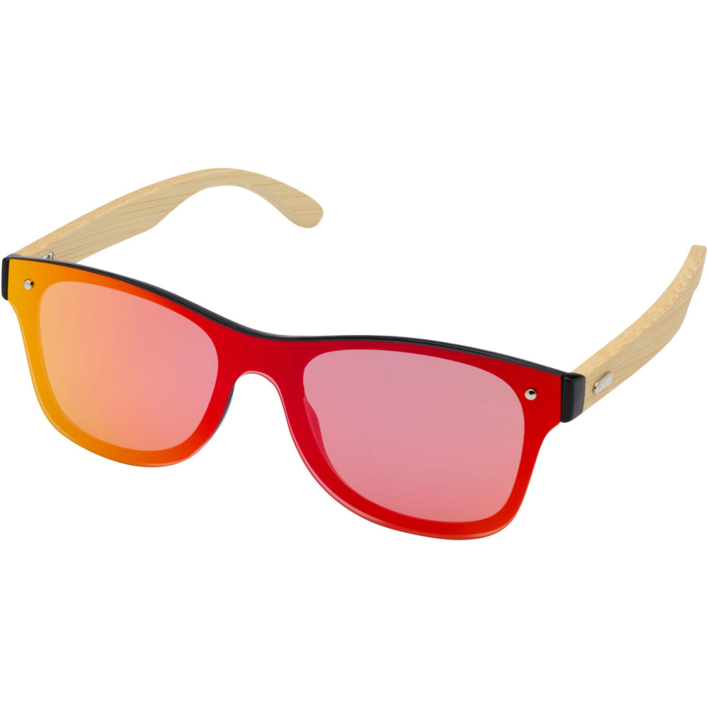 Logotrade promotional merchandise image of: Tan sunglasses with bamboo temples