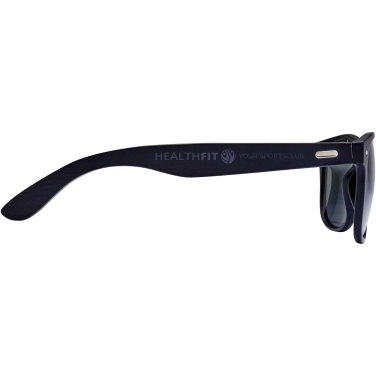 Logo trade promotional gifts image of: Arlo bamboo sunglasses with black coating