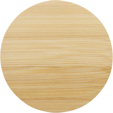 Logotrade promotional gift picture of: Lenora 250 ml glass cup with bamboo lid