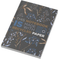 Novella Austen A6 recycled soft cover notebook - 100 sheets, Charcoal