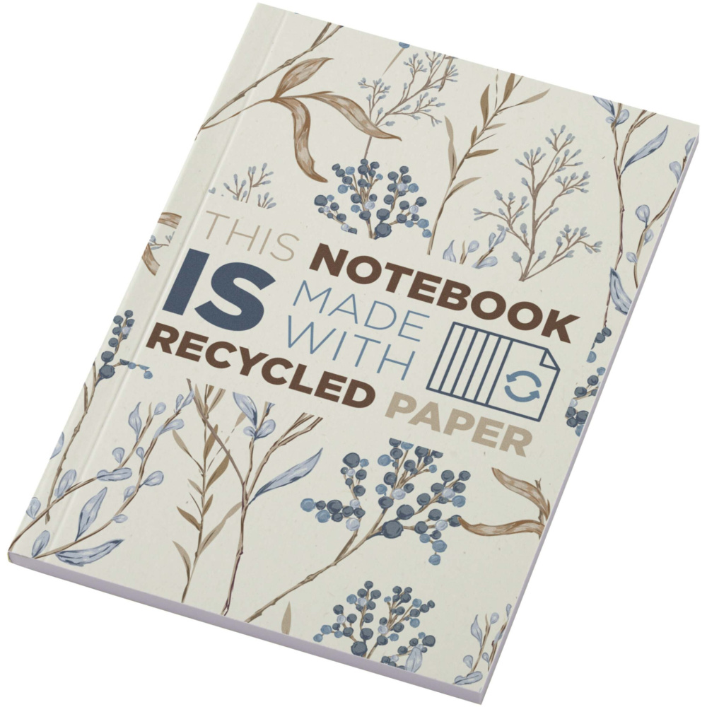 Logotrade promotional item picture of: Novella Austen A6 recycled soft cover notebook - 50 sheets