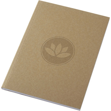 Logotrade advertising products photo of: Novella Austen A5 recycled soft cover kraft notebook - 50 sheets 
