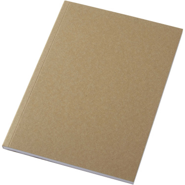 Logotrade corporate gift picture of: Novella Austen A5 recycled soft cover kraft notebook - 50 sheets 