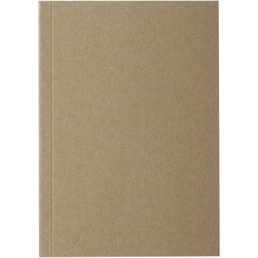 Logotrade promotional merchandise image of: Novella Austen A6 recycled soft cover kraft notebook - 50 sheets