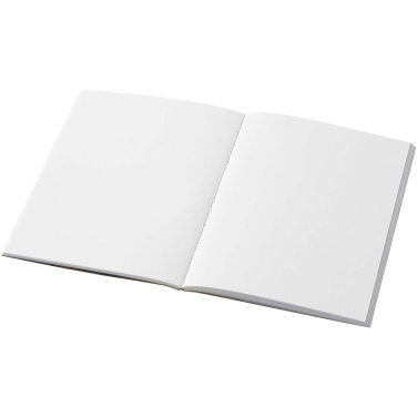 Logo trade promotional products image of: Novella Austen A6 recycled soft cover kraft notebook - 50 sheets