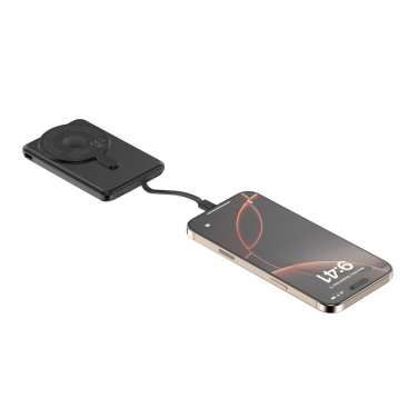 Logo trade promotional gift photo of: Urban Vitamin Redwood 5in1 5000mah 20W PD magnetic powerbank