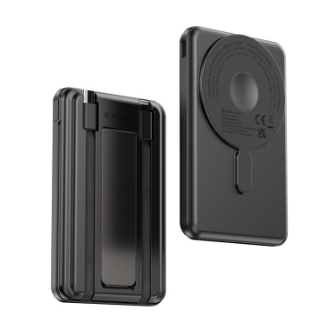 Logo trade promotional gifts picture of: Urban Vitamin Redwood 5in1 5000mah 20W PD magnetic powerbank