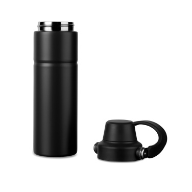 Logo trade promotional products image of: Baltimore trek RCS recycled SS bottle 600 ML