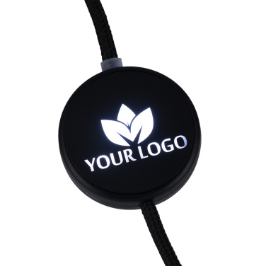 Logotrade business gift image of: Cable 4in1 with illuminated logo - LH-ZM02