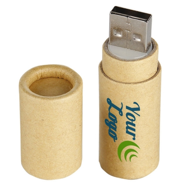 Logotrade promotional item image of: Cardboard USB stick