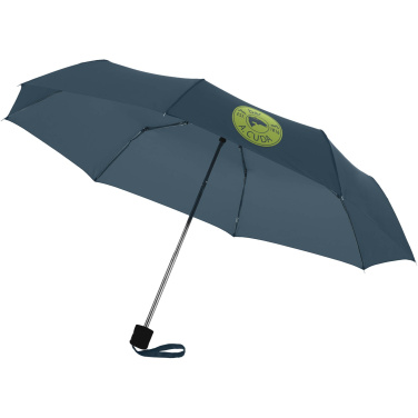 Logo trade business gifts image of: Ida 21.5" foldable umbrella
