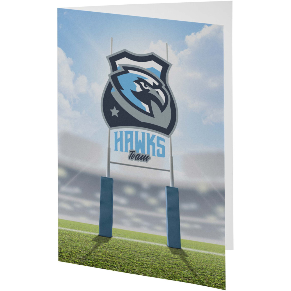 Logo trade promotional products image of: Herald A5 greeting card